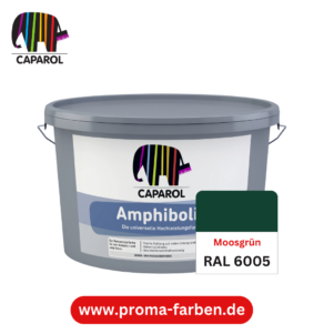 Caparol Amphibolin Fassadenfarbe RAL 6005 Moosgrün – Bild 2