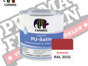 Capacryl PU-Satin Lackfarbe RAL 3031 Orientrot online bestellen bei ProMa Farben