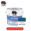 Capacryl PU-Satin Lackfarbe RAL 5009 Azurblau – Bild 2