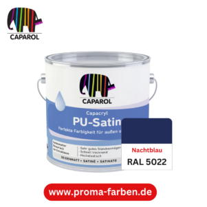 Capacryl PU-Satin Lackfarbe RAL 5022 Nachtblau – Bild 2