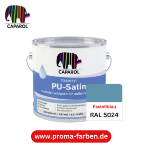 Capacryl PU-Satin Lackfarbe RAL 5024 Pastellblau – Bild 2