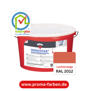 Keim Innostar Silikatfarbe RAL 2012 Lachsorange