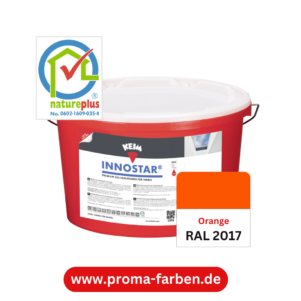 Keim Innostar Silikatfarbe RAL 2017 Orange – Bild 2