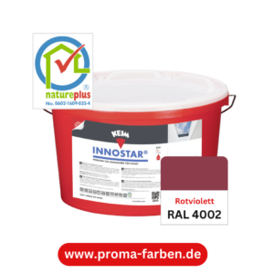 Keim Innostar Silikatfarbe RAL 4002 Rotviolett