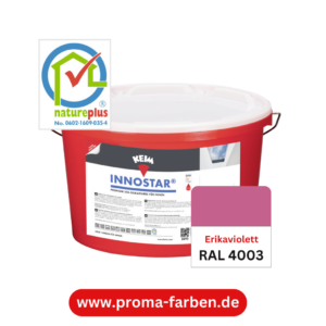 Keim Innostar Silikatfarbe RAL 4003 Erikaviolett