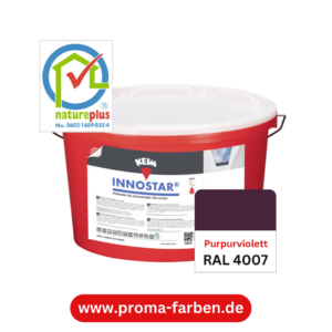 Keim Innostar Silikatfarbe RAL 4007 Purpurviolett