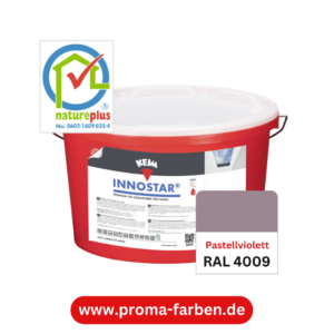 Keim Innostar Silikatfarbe RAL 4009 Pastellviolett