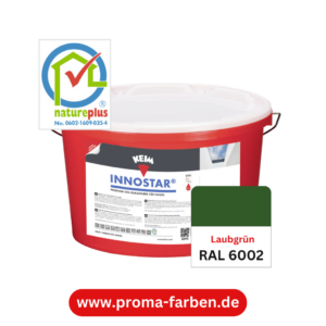 Keim Innostar Silikatfarbe RAL 6002 Laubgrün