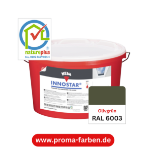 Keim Innostar Silikatfarbe RAL 6003 Olivgrün