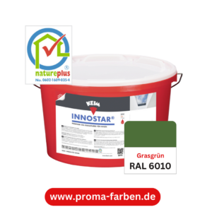 Keim Innostar Silikatfarbe RAL 6010 Grasgrün