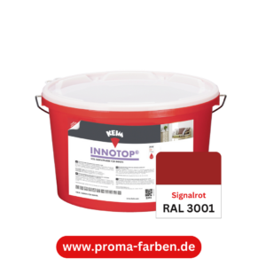 Keim Innotop Silikatfarbe RAL 3001 Signalrot