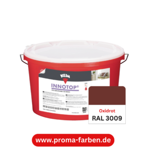Keim Innotop Silikatfarbe RAL 3009 Oxidrot