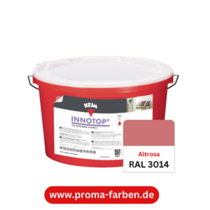 Keim Innotop Silikatfarbe RAL 3014 Altrosa