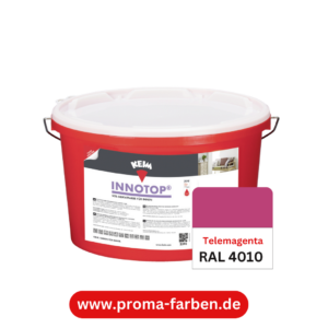 Keim Innotop Silikatfarbe RAL 4010 Telemagenta