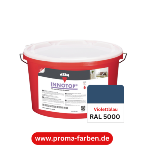 Keim Innotop Silikatfarbe RAL 5000 Violettblau