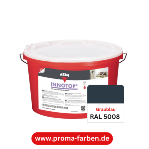 Keim Innotop Silikatfarbe RAL 5008 Graublau