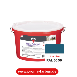 Keim Innotop Silikatfarbe RAL 5009 Azurblau