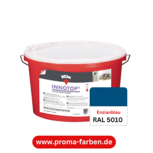 Keim Innotop Silikatfarbe RAL 5010 Enzianblau