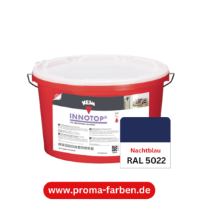 Keim Innotop Silikatfarbe RAL 5022 Nachtblau.  nicht vorrätig