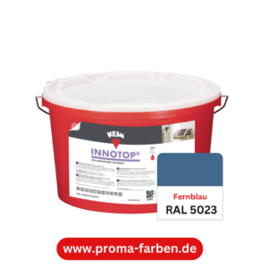 Keim Innotop Silikatfarbe RAL 5023 Fernblau