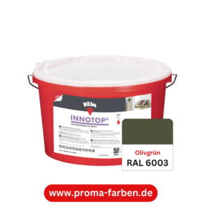 Keim Innotop Silikatfarbe RAL 6003 Olivgrün