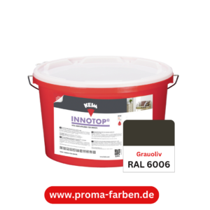 Keim Innotop Silikatfarbe RAL 6006 Grauoliv