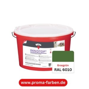 Keim Innotop Silikatfarbe RAL 6010 Grasgrün