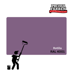 EinzA 3×1 Fensterlack RAL 4001 Rotlila