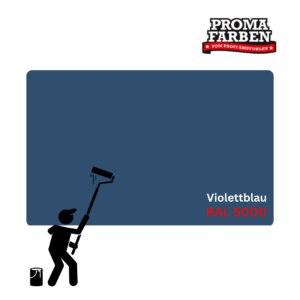EinzA 3×1 Fensterlack RAL 5000 Violettblau