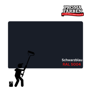 Keim Innotop Silikatfarbe RAL 5004 Schwarzblau