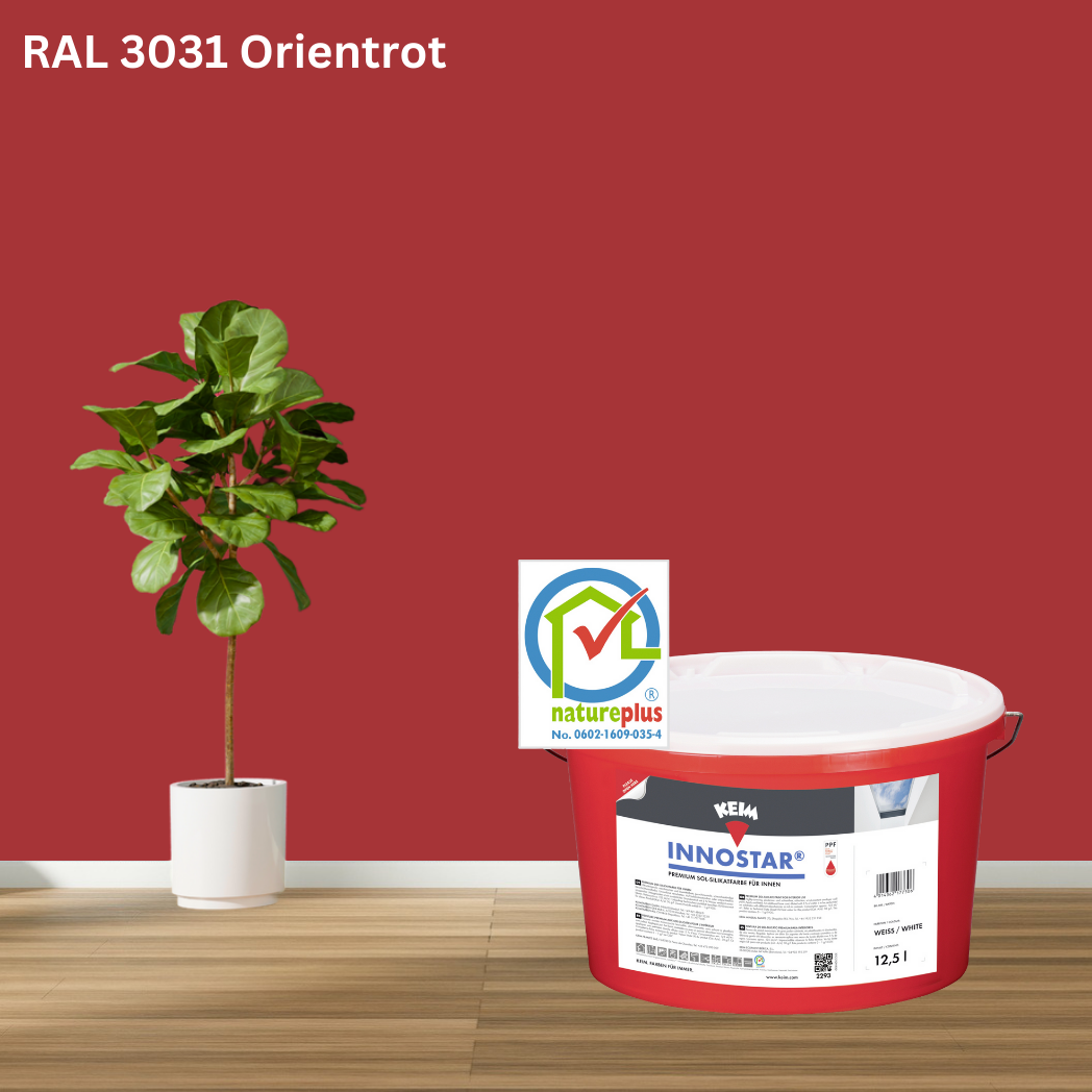 Keim Innostar Silikatfarbe RAL 3031 Orientrot Keim Innostar Silikatfarbe RAL 3031 Orientrot