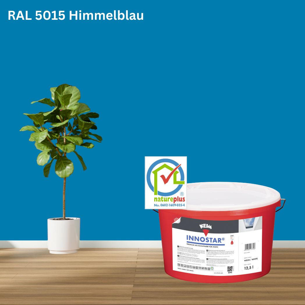 Keim Innostar Silikatfarbe RAL 5015 Himmelblau