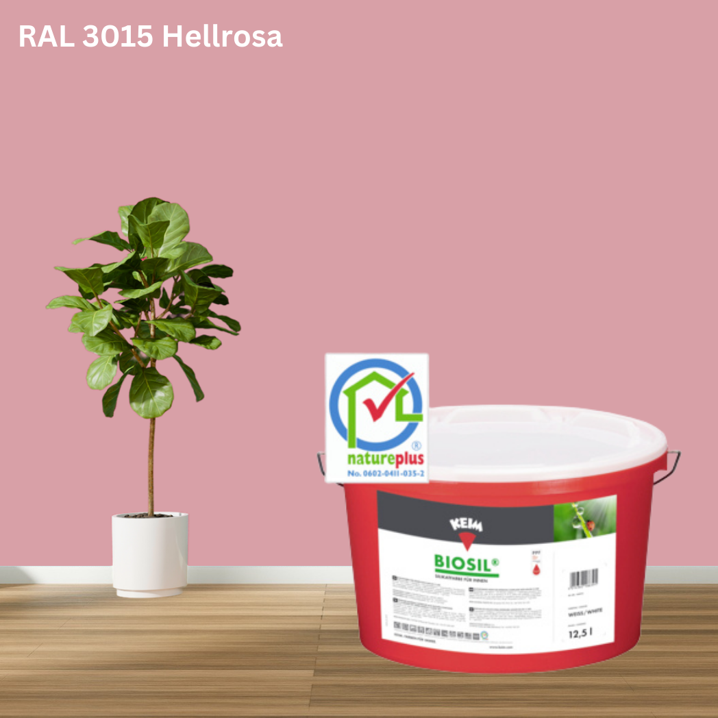 Keim Biosil Wandfarbe RAL 3015 Hellrosa Keim Biosil Wandfarbe RAL 3015 Hellrosa