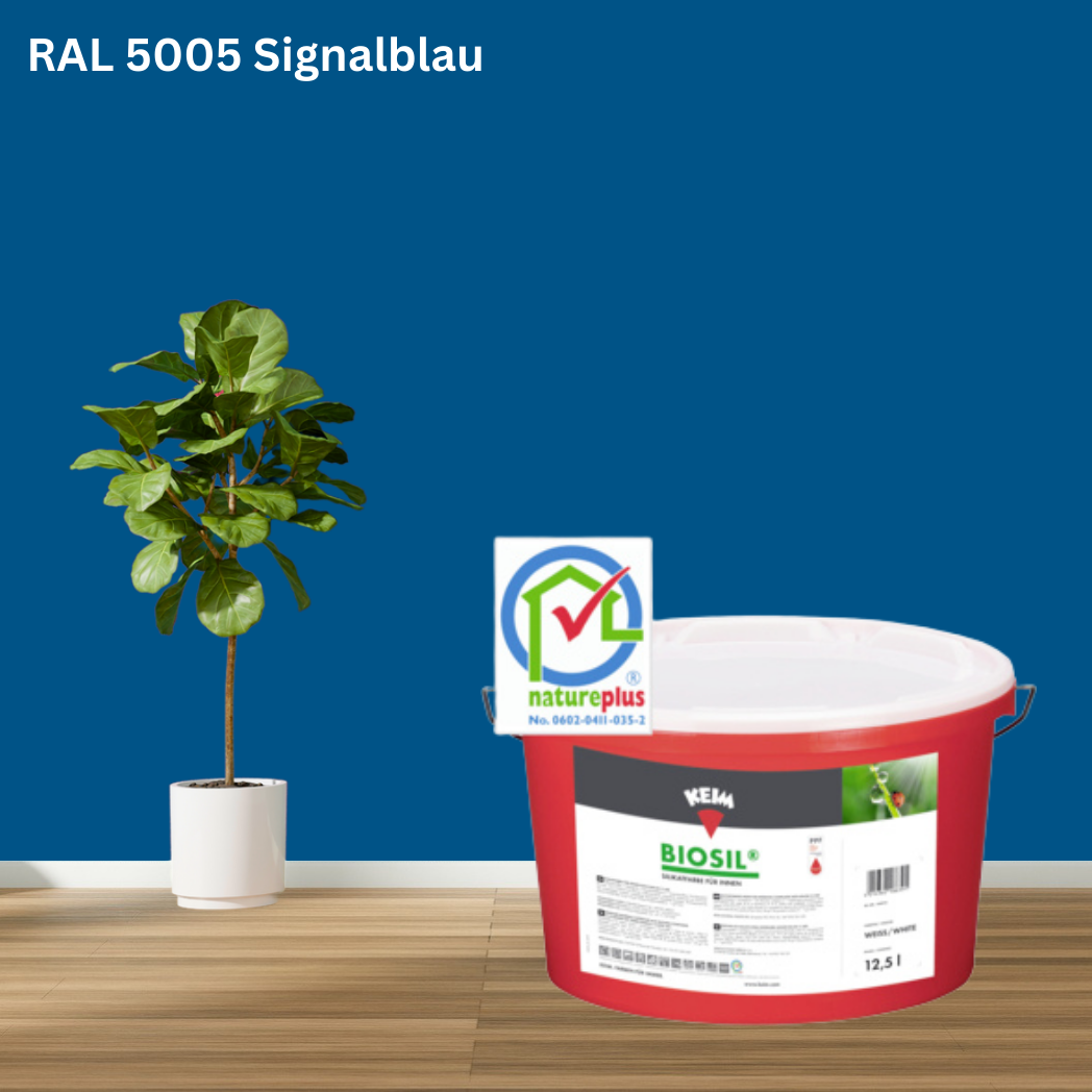 Keim Biosil Wandfarbe RAL 5005 Signalblau Keim Biosil Wandfarbe RAL 5005 Signalblau