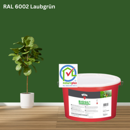 Keim Biosil Wandfarbe RAL 6002 Laubgrün online bestellen bei ProMa Farben