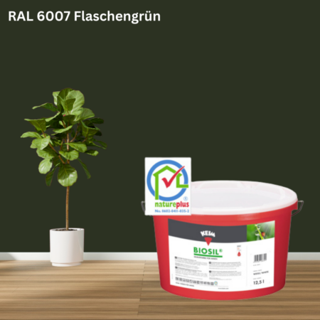 Keim Biosil Wandfarbe RAL 6007 Flaschengrün online bestellen bei ProMa Farben