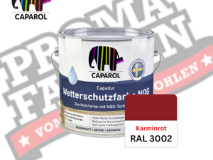 Capadur NQG Wetterschutzfarbe RAL 3002 Karminrot online bestellen bei ProMa Farben