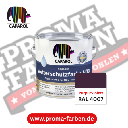 Capadur NQG Wetterschutzfarbe RAL 4007 Purpurviolett online bestellen bei ProMa Farben