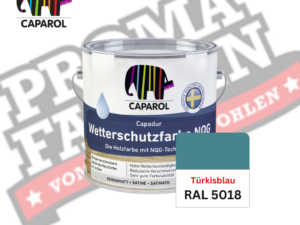 Capadur NQG Wetterschutzfarbe RAL 5018 Türkisblau online bestellen bei ProMa Farben