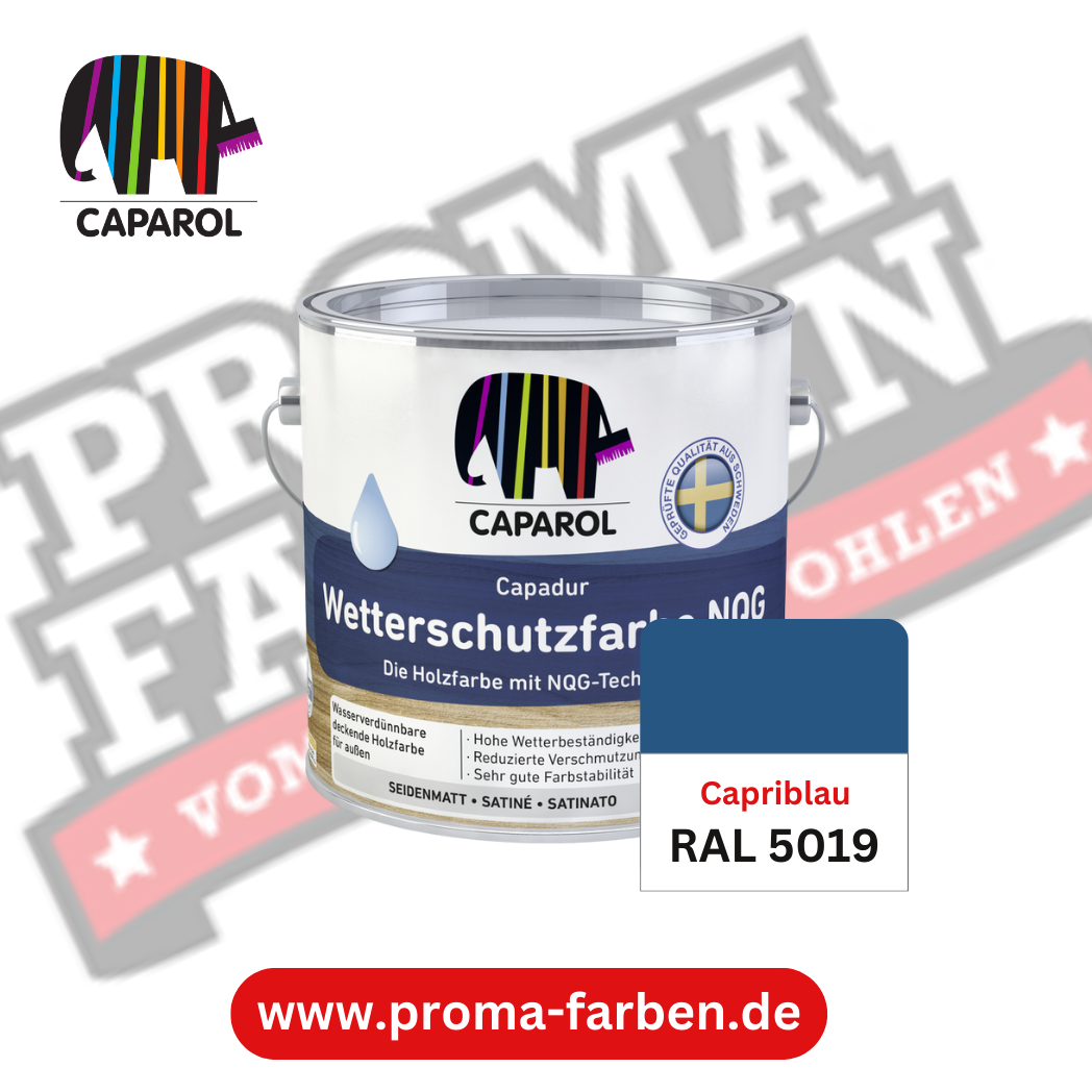 Capadur NQG Wetterschutzfarbe RAL 5019 Capriblau Capadur NQG Wetterschutzfarbe RAL 5019 Capriblau