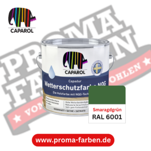 Capadur NQG Wetterschutzfarbe RAL 6001 Smaragdgrün online bestellen bei ProMa Farben