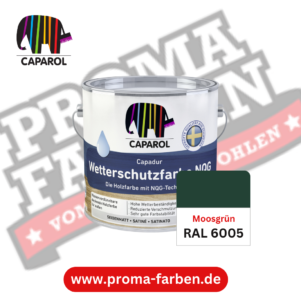 Capadur NQG Wetterschutzfarbe RAL 6005 Moosgrün online bestellen bei ProMa Farben