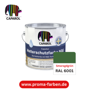 Capadur NQG Wetterschutzfarbe RAL 6001 Smaragdgrün – Bild 2