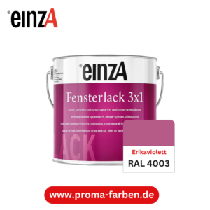 EinzA 3×1 Fensterlack RAL 4003 Erikaviolett