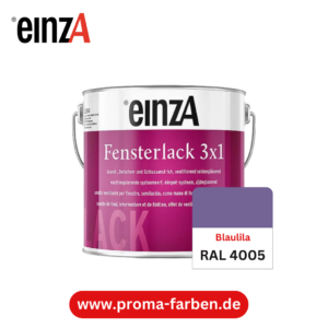 EinzA 3×1 Fensterlack RAL 4005 Blaulila