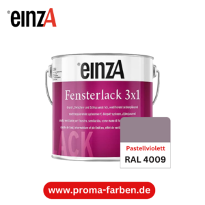 EinzA 3×1 Fensterlack RAL 4009 Pastellviolett