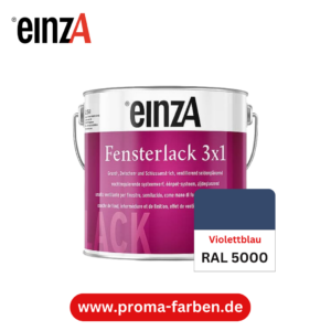 EinzA 3×1 Fensterlack RAL 5000 Violettblau