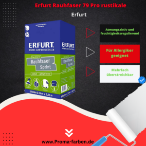 6 Rollen Erfurt Rauhfaser Sprint Raufasertapete
