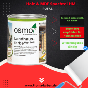 Osmo Landhausfarbe 2101 Weiß deckend
