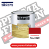 Sikkens Cetol Wetterschutzfarbe RAL 3020 Verkehrsrot online bestellen bei ProMa Farben